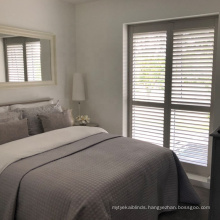 safety and good quality White window shutter door louvers plantation shutters basswood